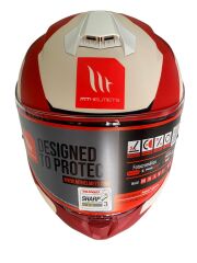 MT TARGO PRO BİGER C5 PEARL MAT RED KIRMIZI KASK S