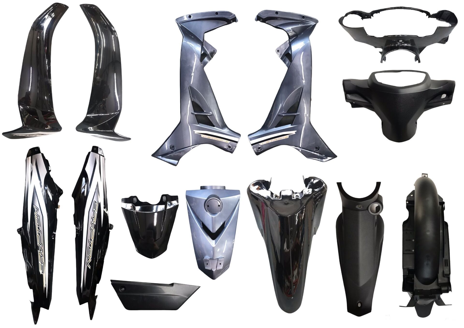 YAMAHA CRYPTON C8 KAPORTA FULL SET SİYAH 2010-2015