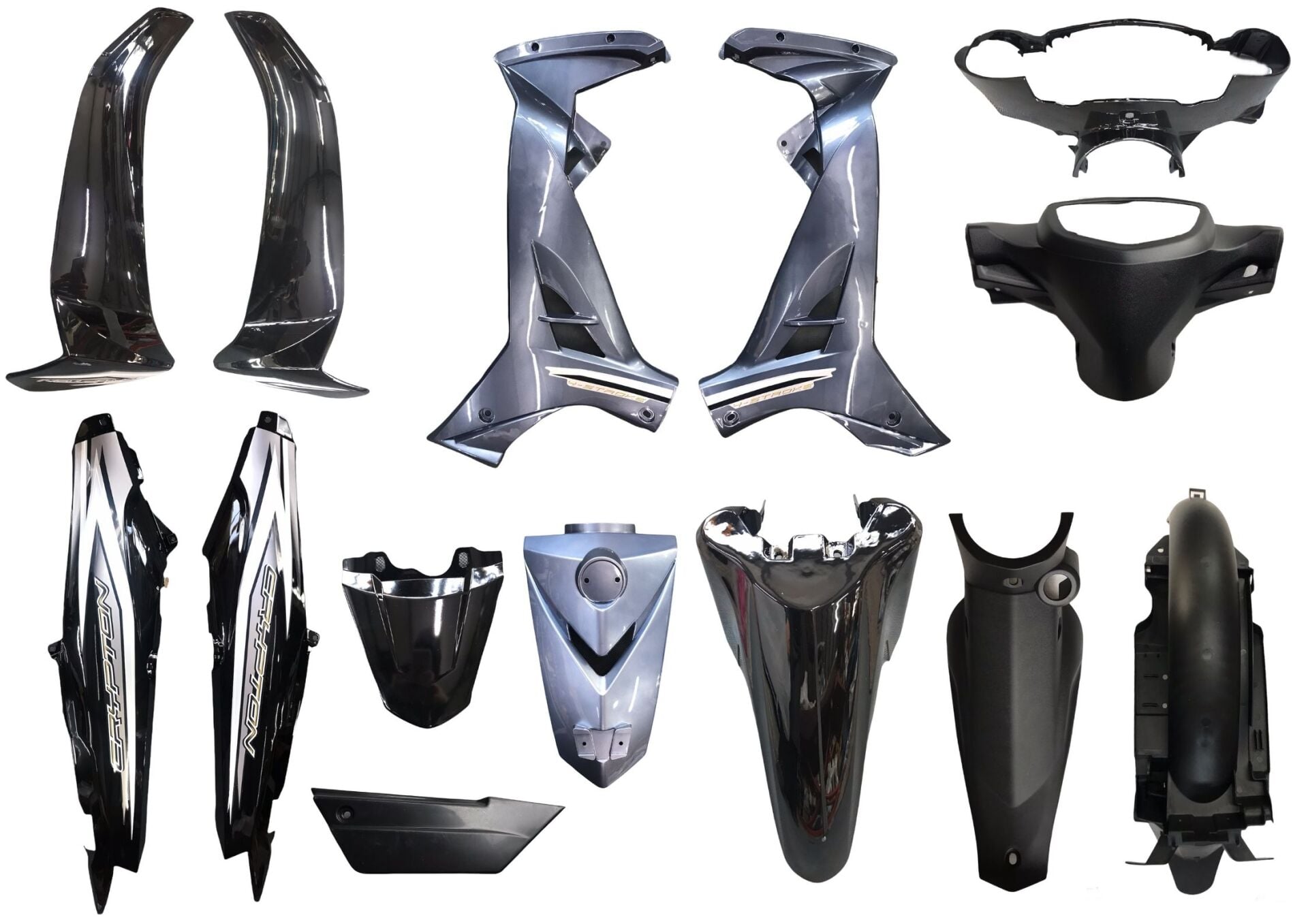 YAMAHA CRYPTON C8 KAPORTA FULL SET SİYAH 2010-2015