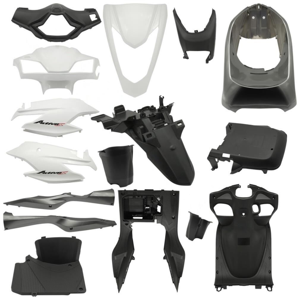 HONDA ACTİVA S  KAPORTA SET 16 PARÇA BEYAZ ESKİ MODEL SELE KİLİTLİ