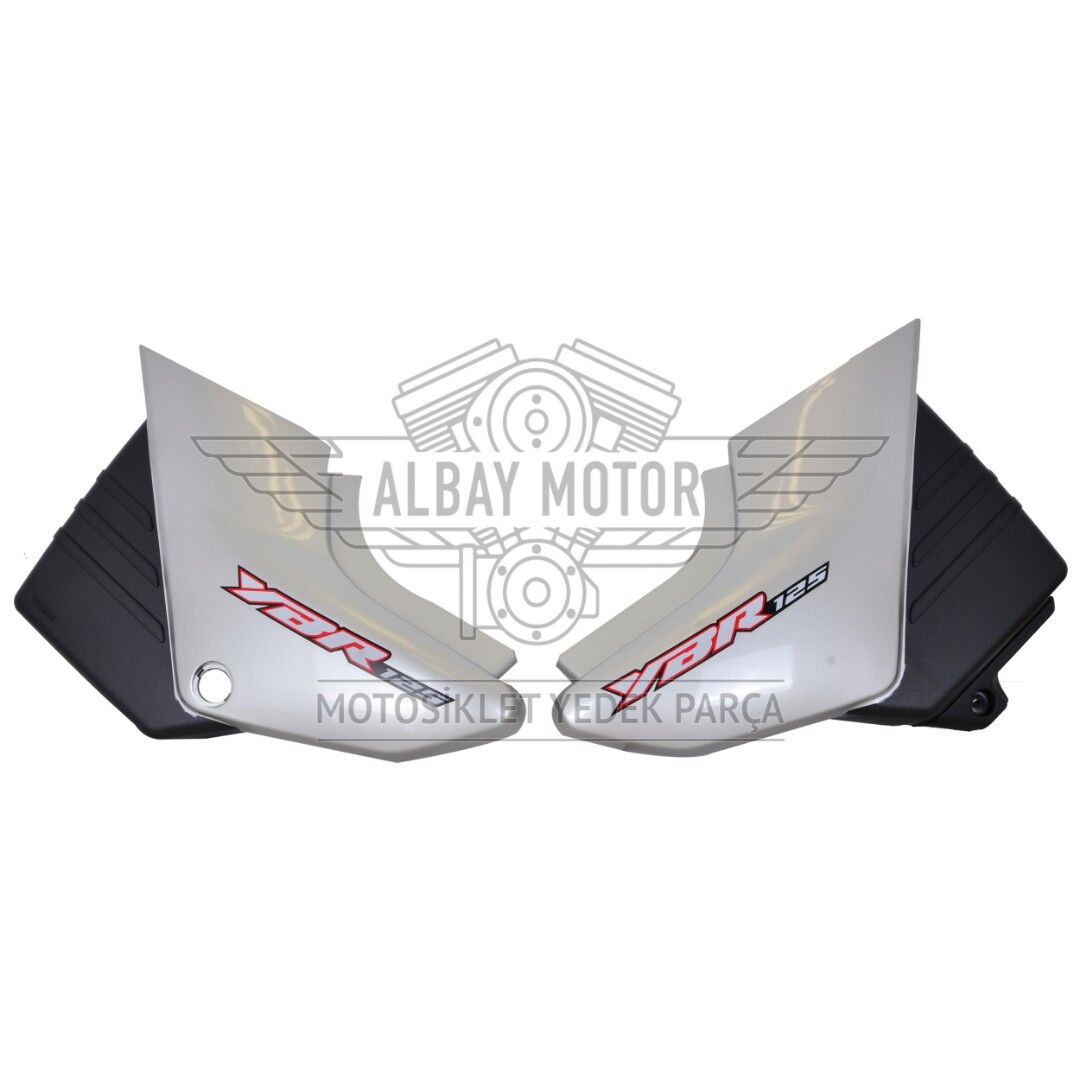 YAMAHA YBR 125 AKÜ KAPAK TAKIM GRİ 2004-2009