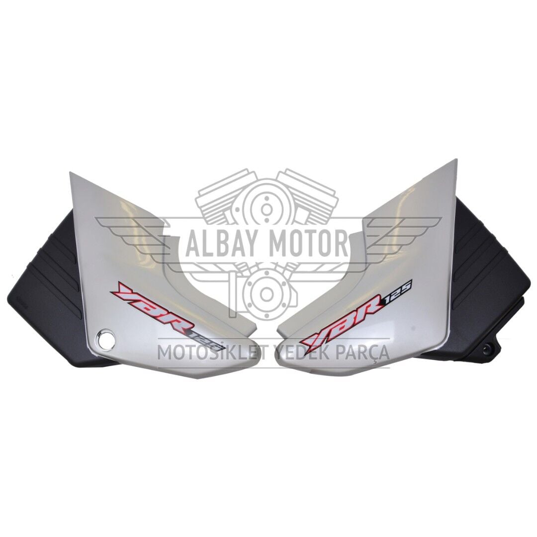YAMAHA YBR 125 AKÜ KAPAK TAKIM GRİ 2004-2009