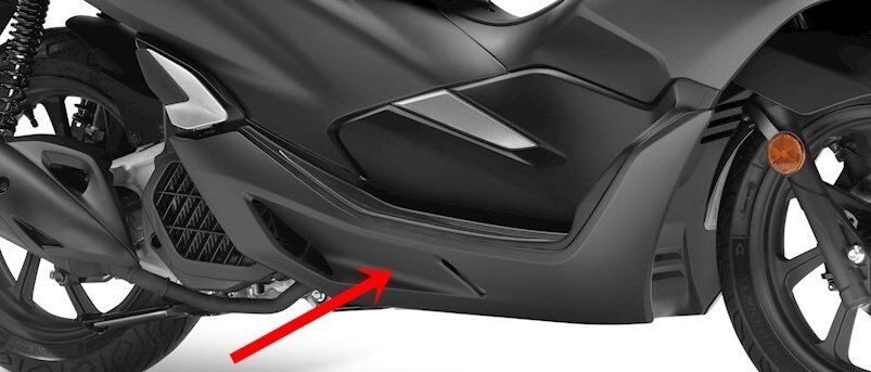 HONDA PCX 125 MARŞBİYELER SOL MAT SİYAH ORJİNAL 2018-2020