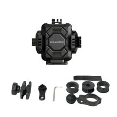 KNMASTER TT-890LWC Kablosuz Şarjlı Tüm Motosikletlere Uyumlu Titreşim Modüllü Telefon Tutucu