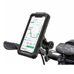 KNMASTER TT-950WUC Kablosuz Şarjlı Tüm Motosikletlere Uyumlu Kapalı Telefon Tutucu