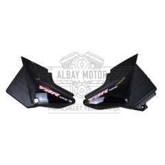 YAMAHA YBR 125 AKÜ KAPAK TAKIM SİYAH 2004-2007