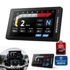 KNMASTER MOTOPLAY BM1 – 7¨ BMW Uyumlu Motosiklet CarPlay & Android Auto Multimedya Ekranı