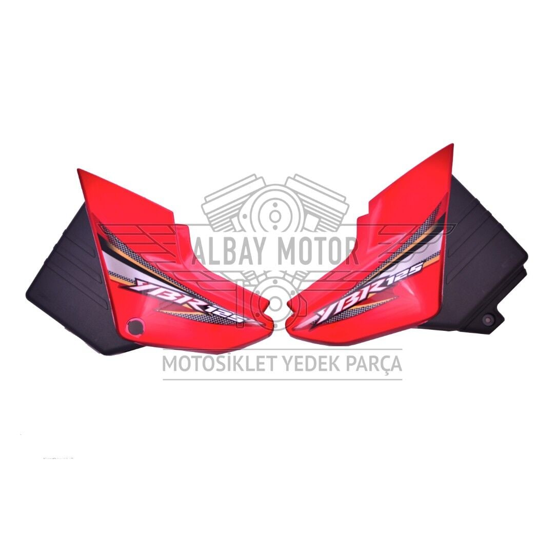 YAMAHA YBR 125 AKÜ KAPAK TAKIM BORDO 2008-2009