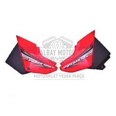 YAMAHA YBR 125 AKÜ KAPAK TAKIM BORDO 2008-2009