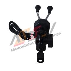 TELEFON TUTUCU USB ŞARJ ÇIKIŞLI