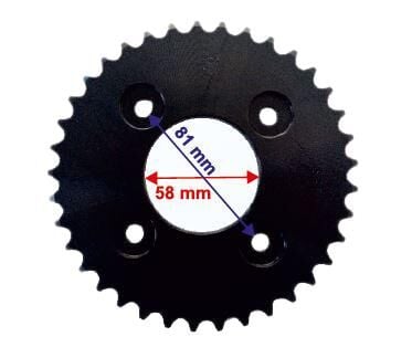 HONDA İNNOVA ARKA DİŞLİ 37T 428 KALIN ZİNCİR