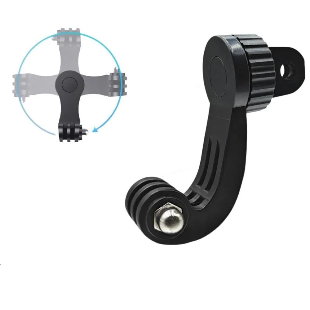 KNMASTER 360° Döner Montaj Adaptörü – GoPro, DJI ve Insta360 Uyumlu Aksiyon Kamera Aparatı