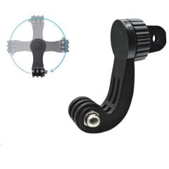 KNMASTER 360° Döner Montaj Adaptörü – GoPro, DJI ve Insta360 Uyumlu Aksiyon Kamera Aparatı