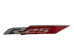 YAMAHA YZF R25 PANEL 2 ETİKET SAĞ MAT KIRMIZI ORJİNAL