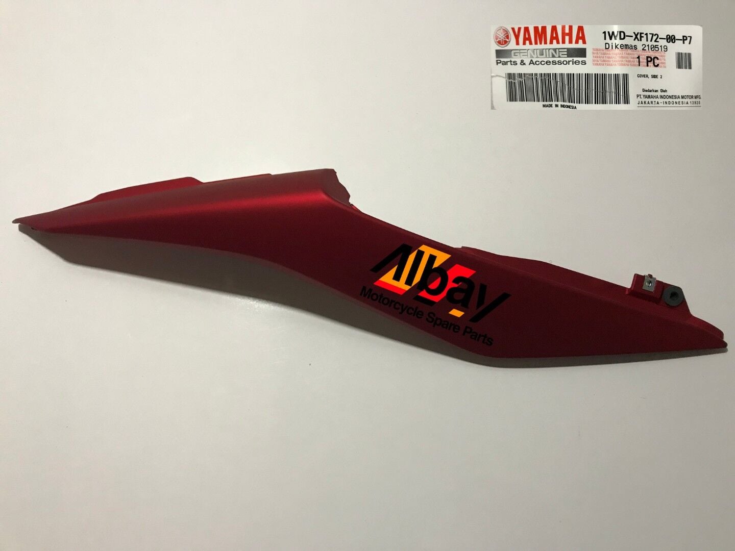 YAMAHA YZF R25 2019 SELE ALTI GRENAJ MAT KIRMIZI SAĞ ORJİNAL