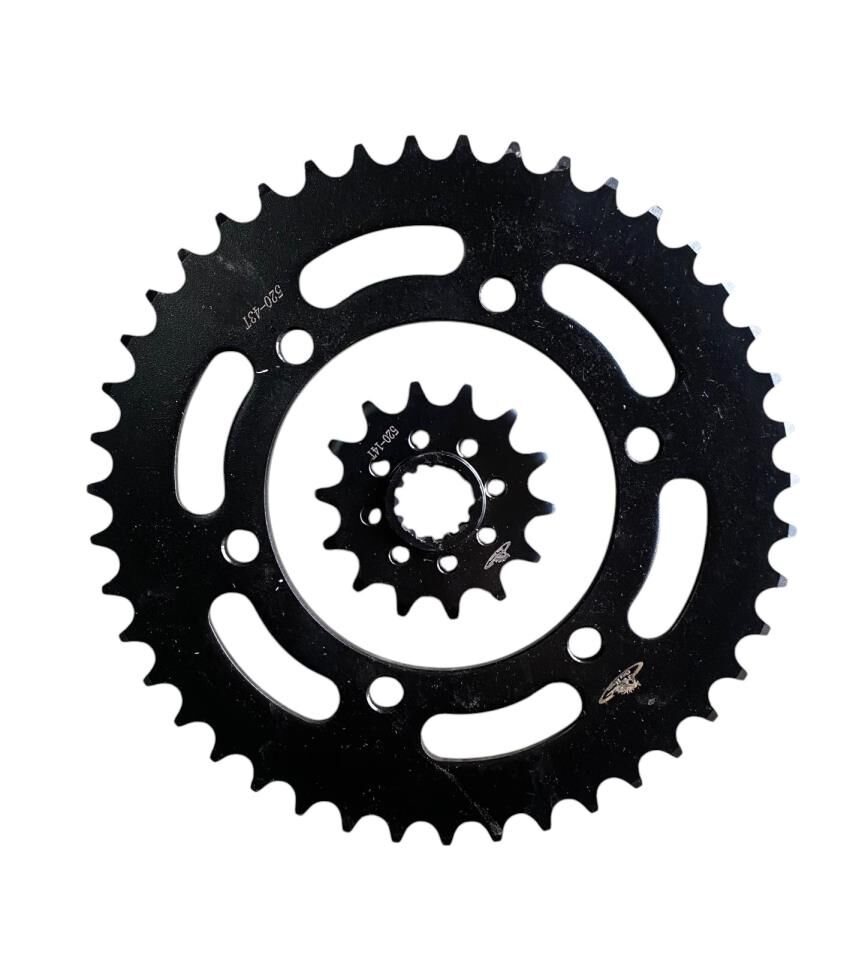 YAMAHA YZF R25-MT25 ÖN-ARKA DİŞLİ SETİ SİYAH 14-43T 2015-2021