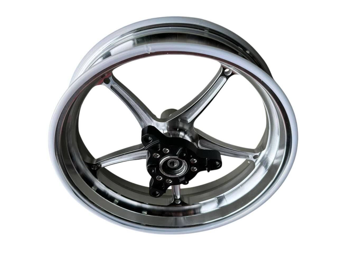 YAMAHA NMAX 125-155 CNC MODİFİYE JANT GÜMÜŞ GRİ SET 2015-2020