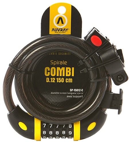AUVRAY SPIRAL ŞİFRELİ KİLİT 150CM D12