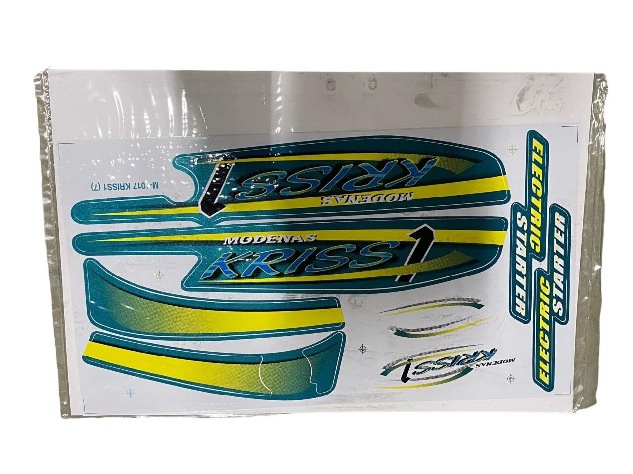 MODENAS KRİSS 1 STİCKER SET MAT YEŞİL 005