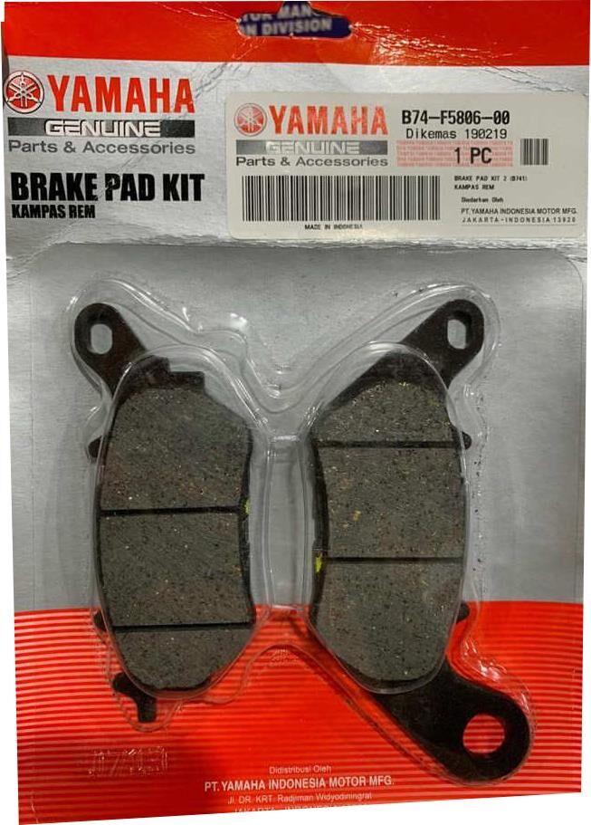 YAMAHA XMAX 250-300 ARKA FREN BALATASI ORJİNAL 2018-2021