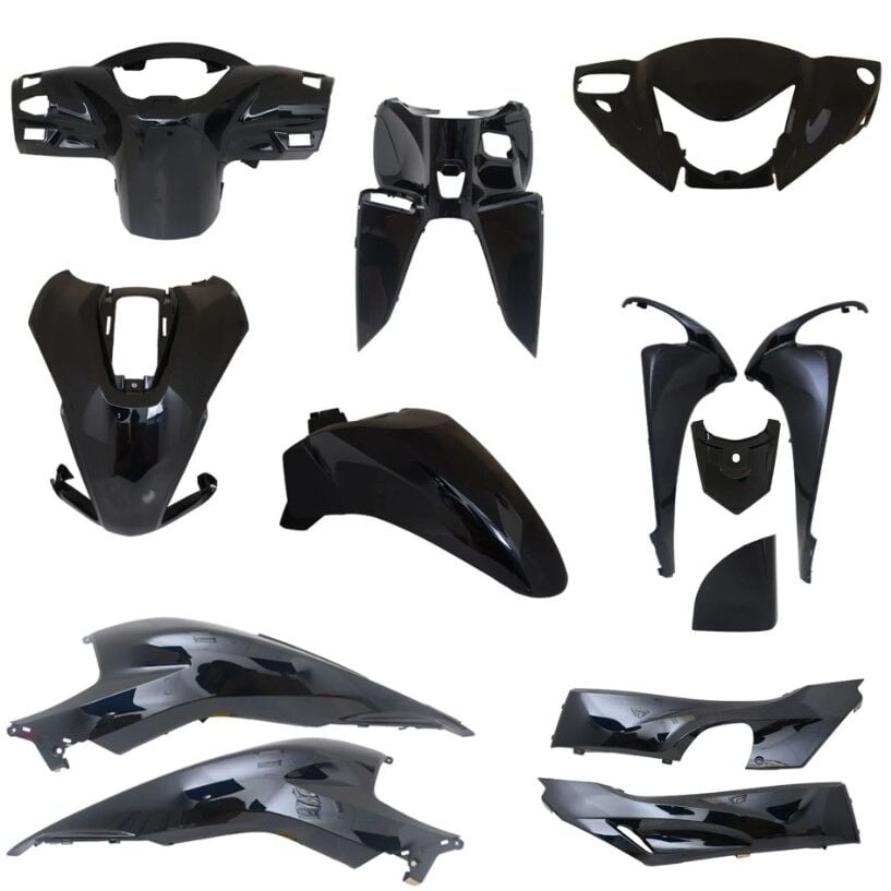 HONDA DİO 110 KAPORTA SETİ SİYAH İTHAL