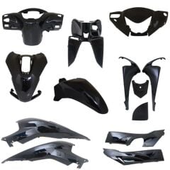 HONDA DİO 110 KAPORTA SETİ SİYAH İTHAL