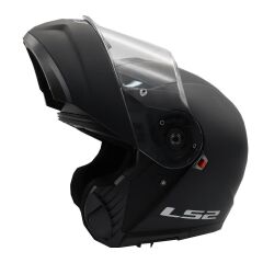 LS2 STROBE 2 ÇENE AÇILIR KASK MAT SİYAH M
