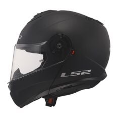 LS2 STROBE 2 ÇENE AÇILIR KASK MAT SİYAH L BEDEN