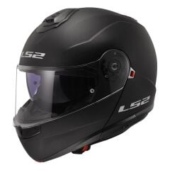 LS2 STROBE 2 ÇENE AÇILIR KASK MAT SİYAH L BEDEN