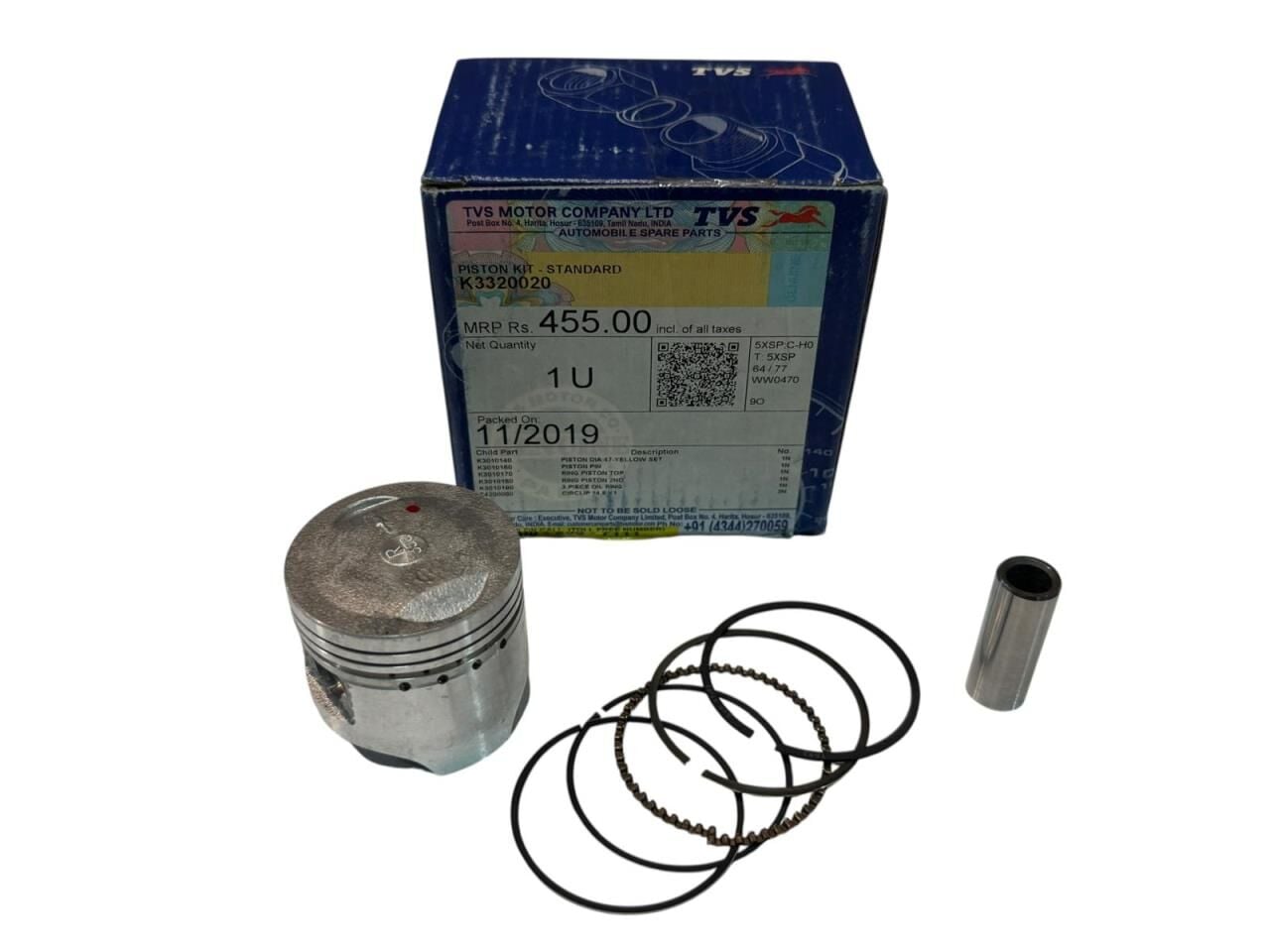 TVS PEP 90 PİSTON SEGMAN TAKIM STD ORJİNAL