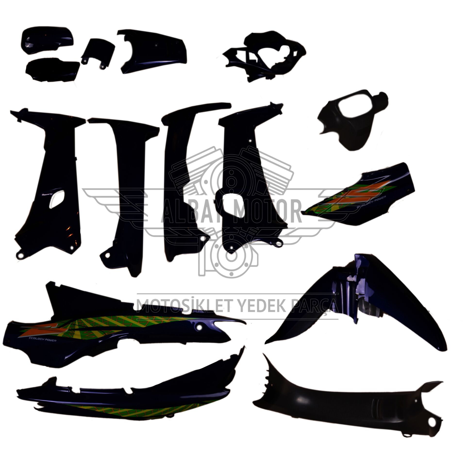 CUP 100 KAPORTA SET KALİPSO ÇELİK SİYAH OEM