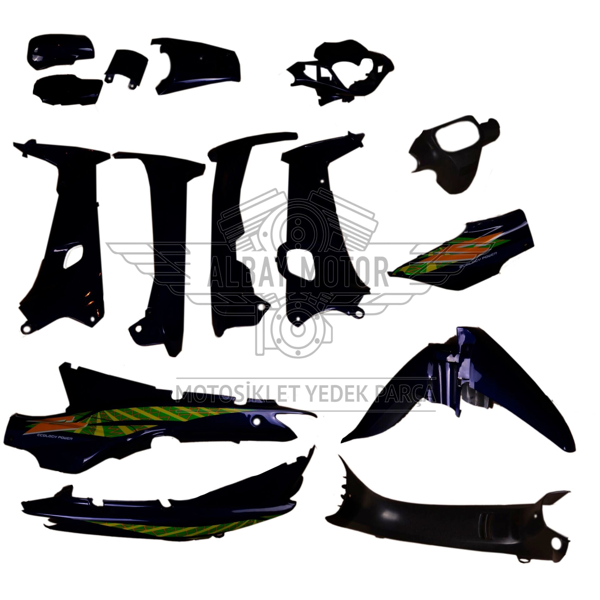 CUP 100 KAPORTA SET KALİPSO ÇELİK SİYAH OEM