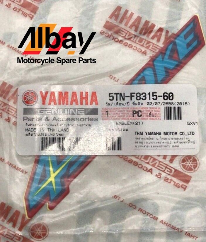YAMAHA CRYPTON R İÇ DİZLİK 4 STROKE STİCKER ORJİNAL KIRMIZI 2005-2008