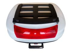 FİRSTBAG TOP CASE 44 LİTRE CARGO BEYAZ MOTOSİKLET ARKA ÇANTA