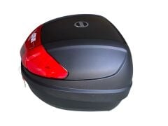 GİVİ E300N MOTOSİKLET ARKA ÇANTA Kırmızı Reflektörlü 30 Litre