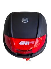 GİVİ E300N MOTOSİKLET ARKA ÇANTA Kırmızı Reflektörlü 30 Litre