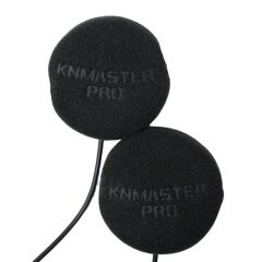 Knmaster KN2300 Motosiklet Kask İnterkom Bluetooth Intercom Kulaklık Seti siyah