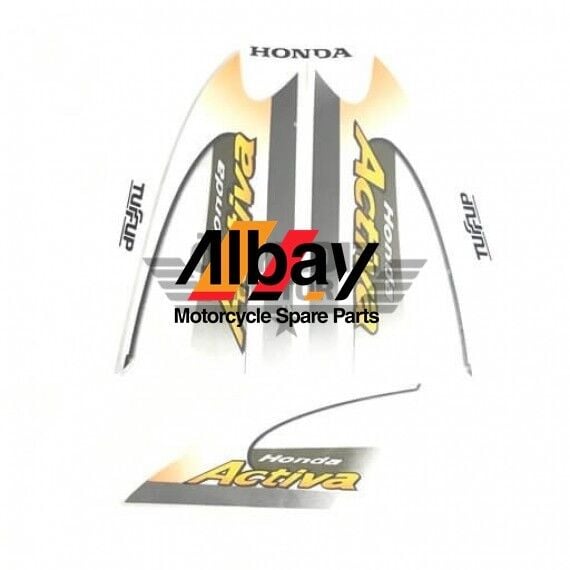 HONDA ACTİVA STİCKER SET GRİ