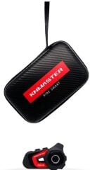 Knmaster KN6100 Motosiklet Kask İnterkom Bluetooth Intercom Kulaklık Seti kırmızı