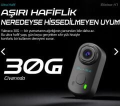 BLAISE K1 AKSİYON KAMERA+32Gb SD Kart