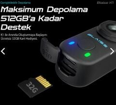 BLAISE K1 AKSİYON KAMERA+32Gb SD Kart