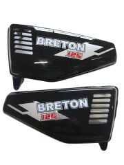 CG 125 KANUNİ BRETON AKÜ KAPAK TAKIM SİYAH