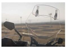 Knmaster RS-400A Yeni Nesil Kademeli Rüzgar Saptırıcı Şeffaf Ön Cam Uzatma / Deflektör