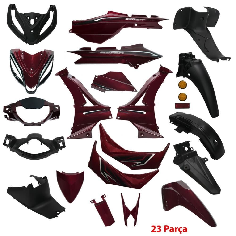 RKS SNİPER 100 KAPORTA SET KIRMIZI