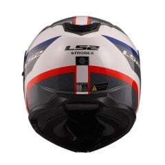 LS2 STROBE 2 ÇENE AÇILIR KASK MONZA SİYAH-BEYAZ-KIRMIZI XL BEDEN