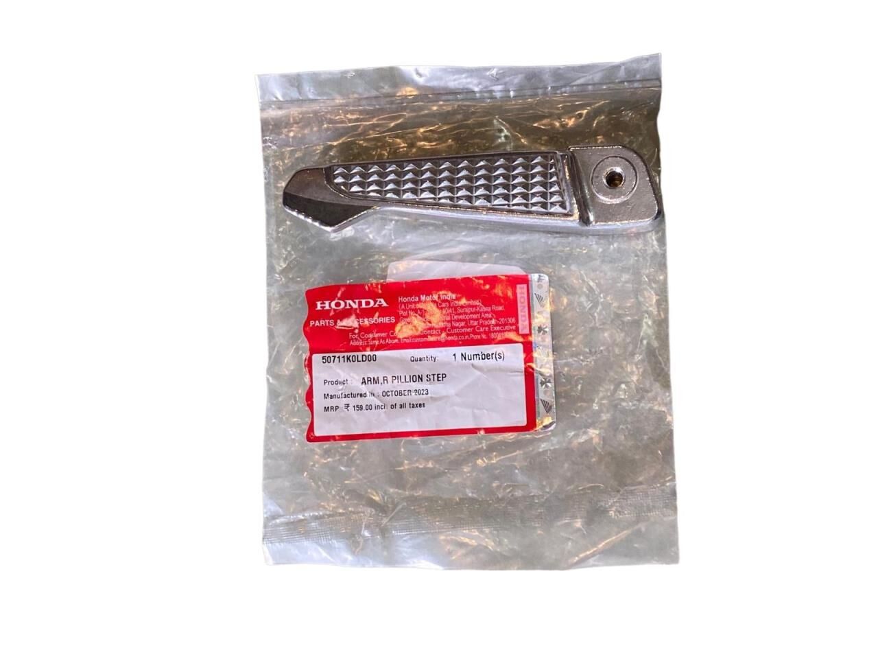 HONDA ACTİVA 125 ARKA BASAMAK SAĞ ORJİNAL 2023-2024