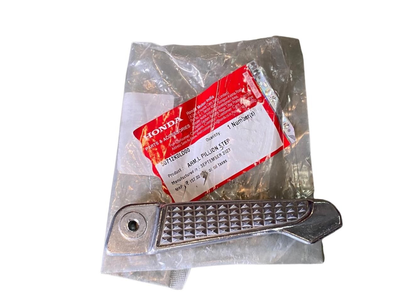 HONDA ACTİVA 125 ARKA BASAMAK SOL ORJİNAL 2023-2024