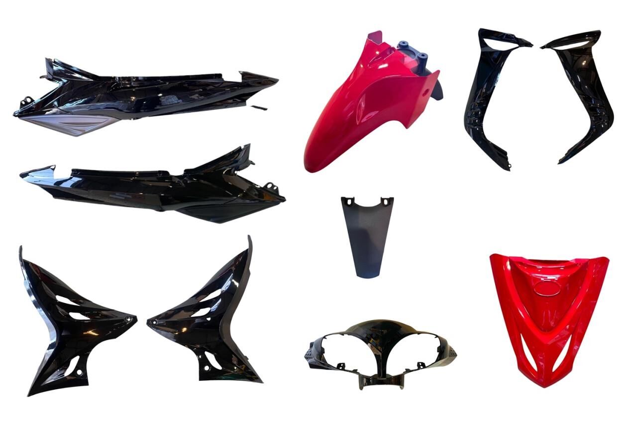 MODENAS GT 135 KOMPLE KAPORTA SETİ KIRMIZI İTHAL