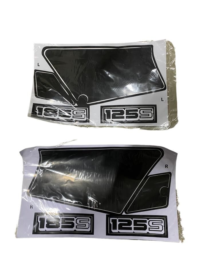 HONDA XL 185 AKÜ KAPAK STİCKER SET