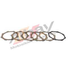 BAJAJ PULSAR NS 200-RS 200 DEBRİYAJ BALATA SET İTHAL